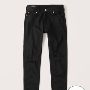 NWT Men’s Abercrombie & Fitch No-Fade Ripped Skinny Jeans